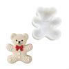 Christmas Bear Silicone Molds Easy Demolding Cake Molds Fondant Moulds for Candle Soap Candy Chocolate Mould