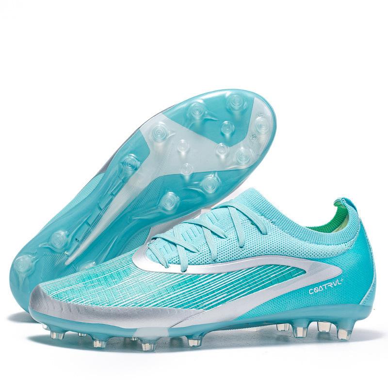 Youth Low-Top Seamless Fly-Woven Football Shoes Student Ag Spikes Men'S And Women'S Training Sports Shoes