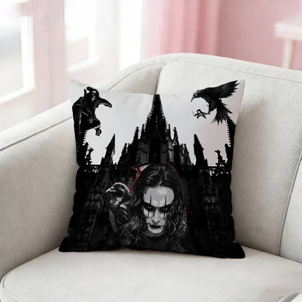 Thriller TTHE CCROWS Pillow Case Pattern Printed Pillowcase For Living Room Sofa Cushion Cover