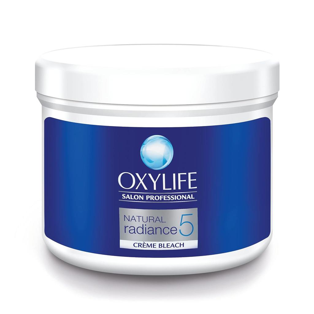 Oxylife Natural Radiance 5 Crème Bleach 310g – Gentle Facial Hair Lightening & Even Skin Tone Treatment