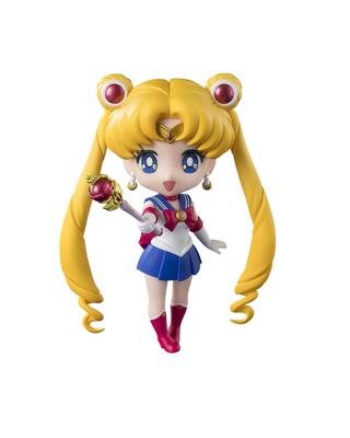 TAMASHII NATIONS Figuarts mini Pretty Guardian Sailor Moon R Sailor Moon Sternen-Kompakt 90mm PVC ABS Bemalt Bewegliche Figur -Crystal Edition- Ca.. &