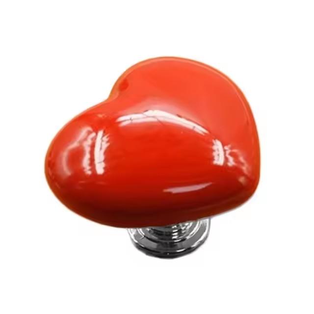 

Ручка для унитаза Кнопка для смыва в форме сердца Кнопка для смыва в туалете Декор для ванной комнаты Кнопка смыва для воды Инструменты 1PC красный