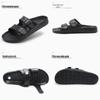 Men's Outdoor EVA Thick Sole Sandals - Summer, Plus Size, Buckle Style.