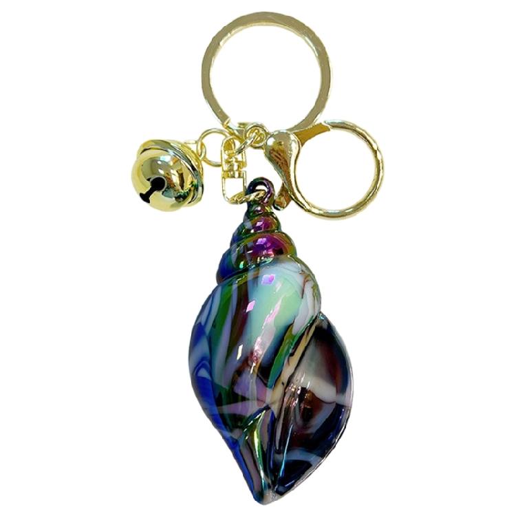 Elegant Conch Keychain Pendant Keyrings Unique Key Ornament for Key Handbags