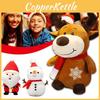 Cozy Christmas Plush Santa Elk Snowman Stuffed Toy Perfect For Boys And Girls Gifts