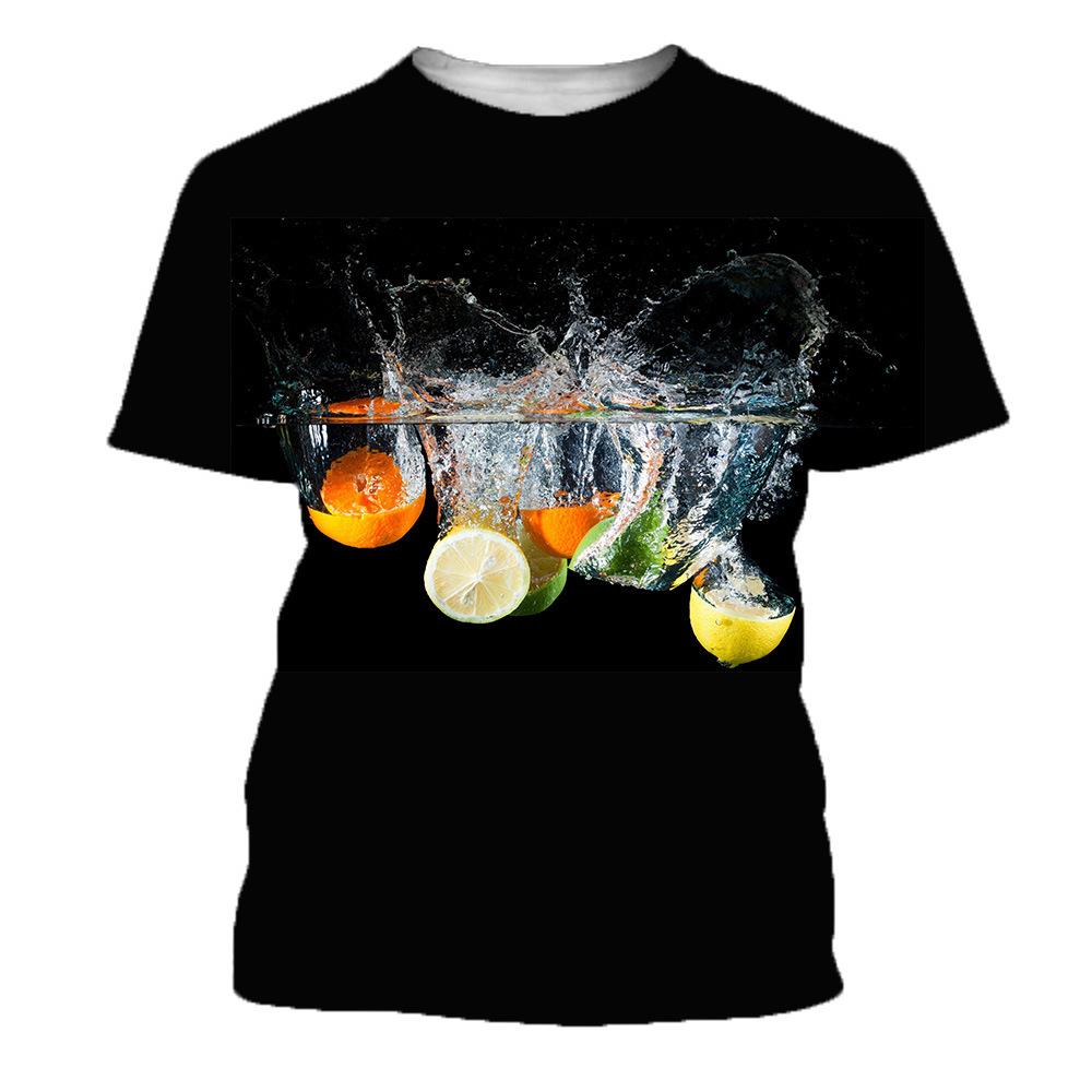 

Креативная еда Женская футболка с коротким рукавом для гурманов Смешная футболка Топ с круглым вырезом Женская футболка 6XL