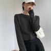 Women's Half High Neck Long Sleeve Thermal Tops Slim Fit Solid Color Casual T-Shirt