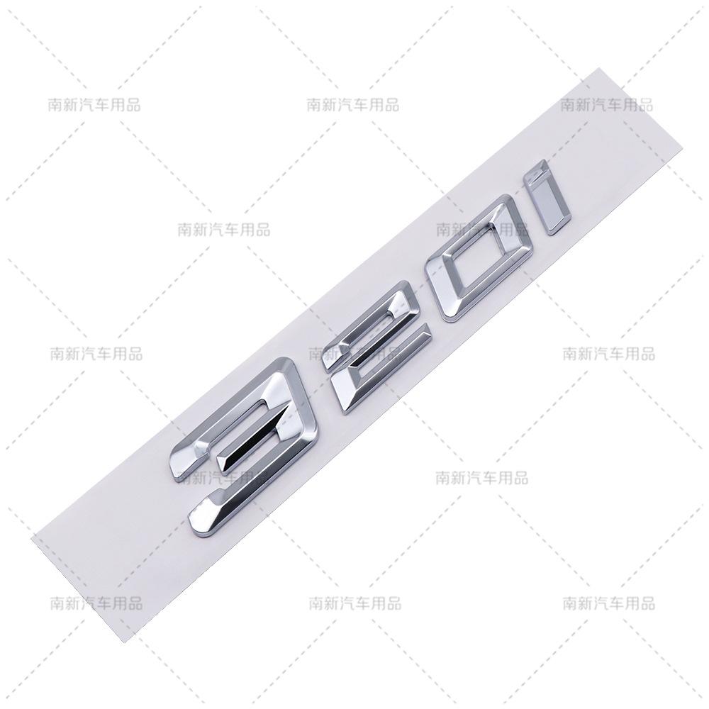 Suitable for BMW new car badge 320i 520Li 730Li 760Li displacement tail label car sticker emblem