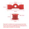 Red D-Series Energy Polyurethane Poly Shifter Bushings For Honda Civic EK EG 92-00 RS-SFN05