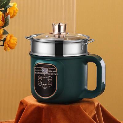 Multifunctional Mini Smart Electric Cooker with Integrated Hot Pot and Frying Pan for Household and Dormitory Use