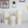 Vaso Secchiello Fioriera Minimalista in Ferro Battuto per Composizioni Fresche o Essiccate, Ideale per Fioreria o Arredo Soggiorno