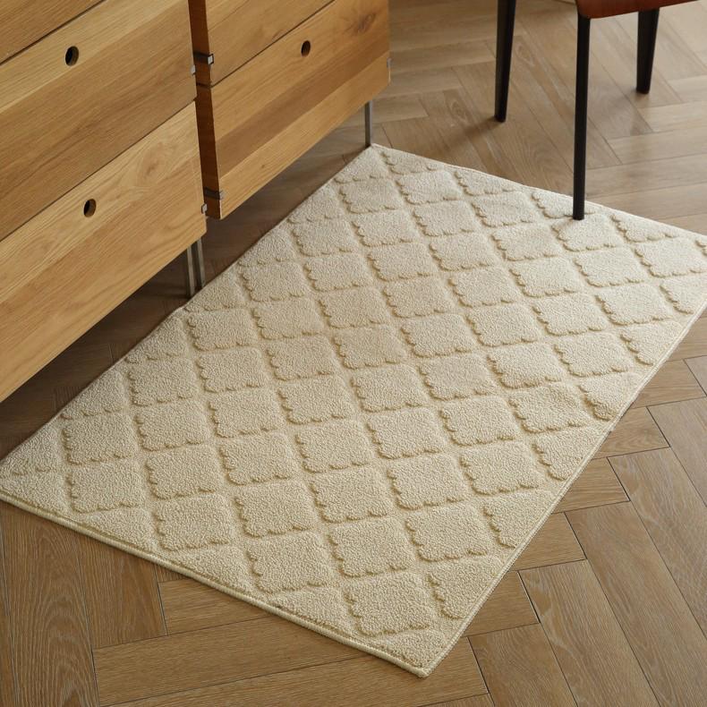 Elegant Retro Non-slip Door Mat - Wear-resistant, Cuttable Polypropylene