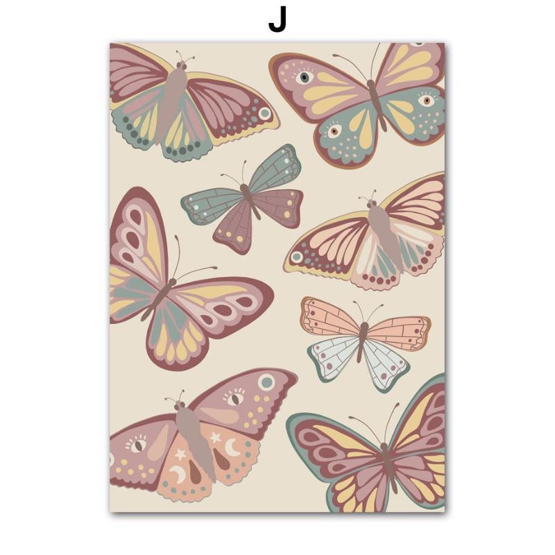 

Солнце Радуга Бабочка Единорог Цветок Настенное Искусство Холст Живопись Скандинавские Постеры и Принты Декор для Колледжа Апартаментов Детской Комнаты Девочки 21cm×30cm NoFrame