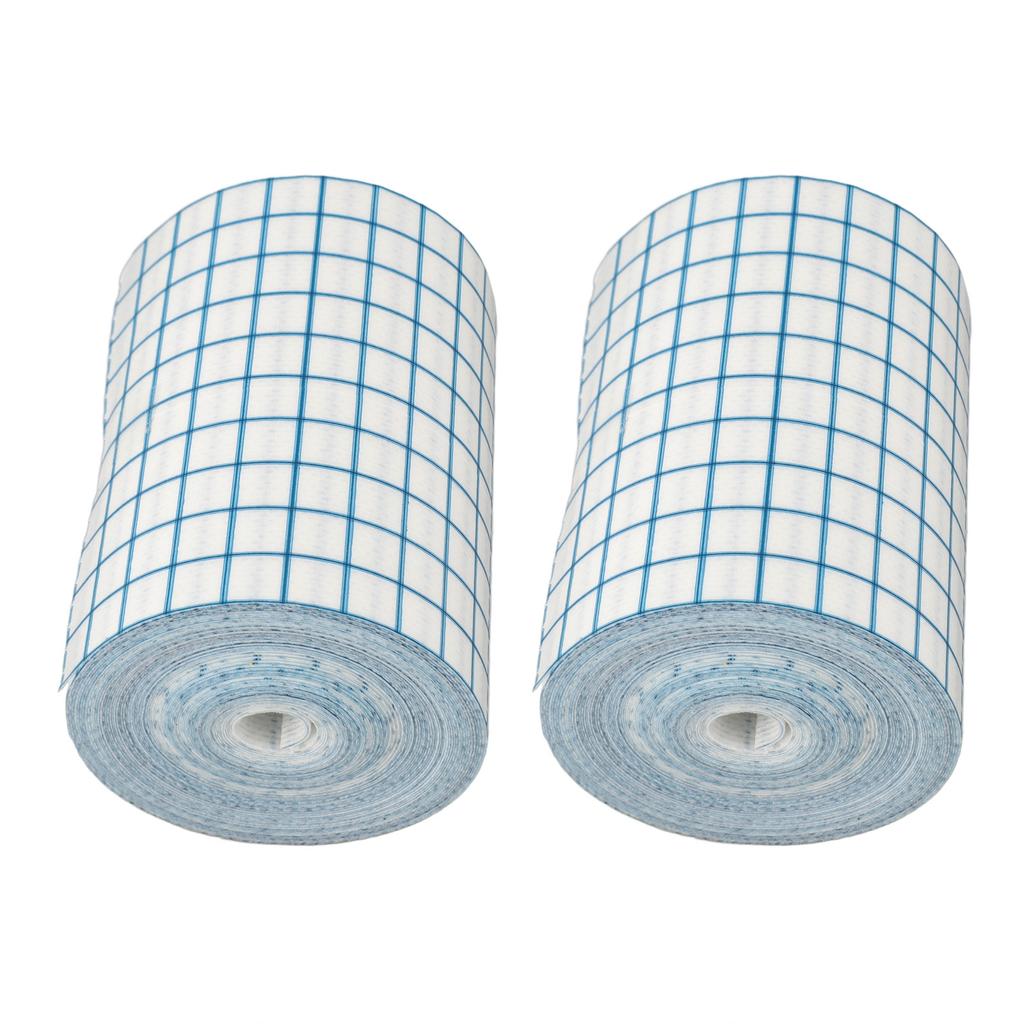 2pcs Non Woven Dressing Tape Mesh Breathable Dressing Retention Tape Protective Stretch Bandage