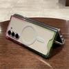 Gradient Candy Color Hyaline Shockproof Case for Samsung Galaxy Z Fold 7 6 5 4 3 5G for Magsafe Wireless Charging Protect Cover