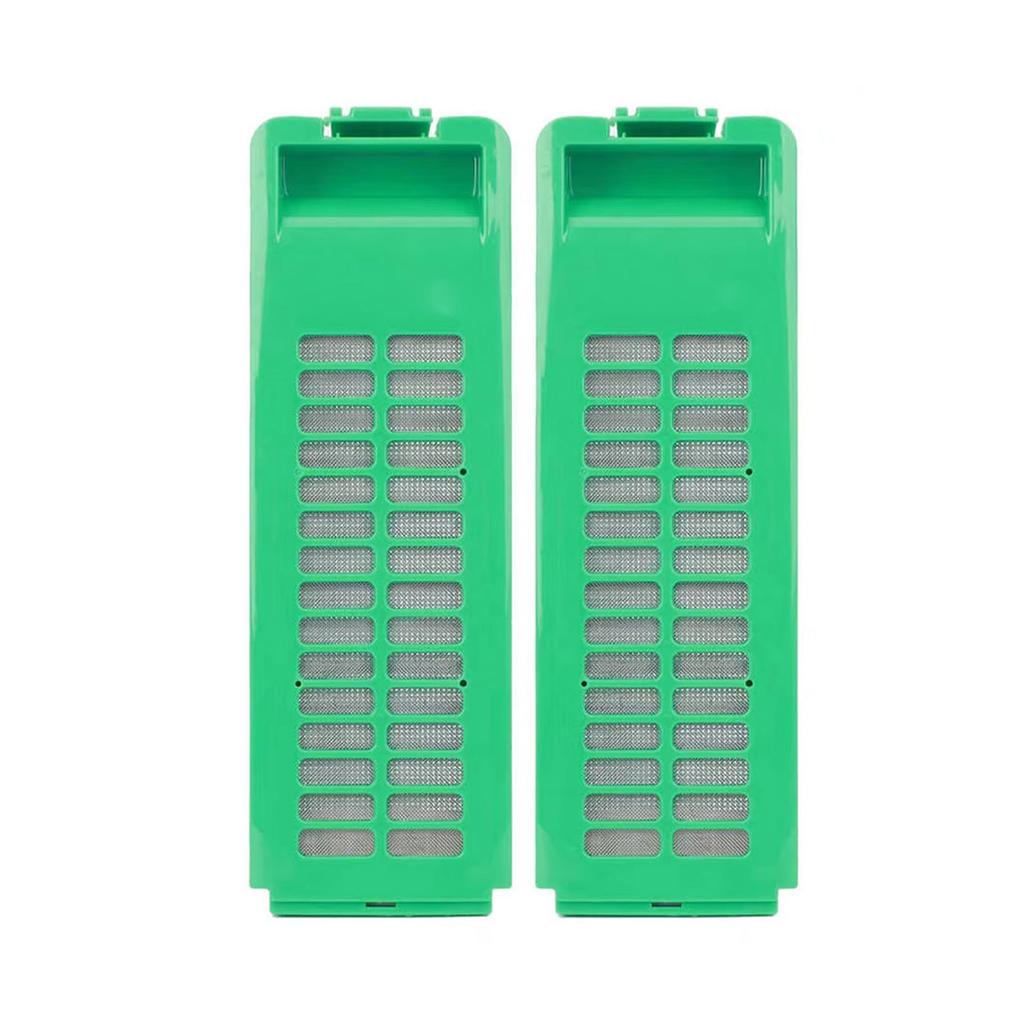Pack of 2 Replacement Filter Box Washing Machines Spare Part Appliance Filter for Efficient Dirt and Hair Filtration