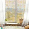 Window Privacy Film, Stained Glass Pattern Decorative Window Sticker, Rainbow Static Cling, Sun Blocking Reusable Decals for Glass Doors, Bedroom
