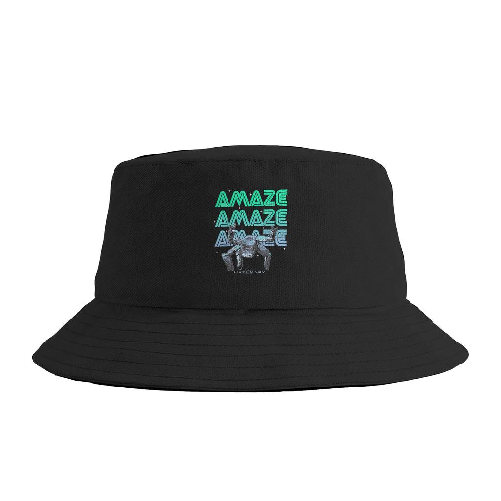Couple Project Hail Mary () Bucket Hat Foldable FisherUnisex Hats Summer Retro Fishing Caps Street Style Design Sun Hat