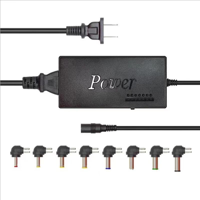 96W Adjustable Laptop Power Adapter 12V-24V with Multi-Interface