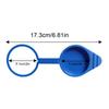 1Pc Blue Car Windshield Wiper Washer Fluid Reservoir Tank Cap CP9Z17A605A 54009 For Ford Focus MK3 2010-2018 Transit 2016-2024 Hoses Windshield
