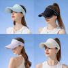 Ice Silk Sun Hat With Short Brim For Summer Outdoor Sun Protection