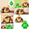 Creative King Toy Stress Relief Cartoon Soft Rubber Sand Sculpture Funny Decompression Doll