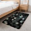 Abstract Hexagon Pattern Floor Mat Flannel Door Mat Non-Slip Absorbent Washable Indoor Home Rug