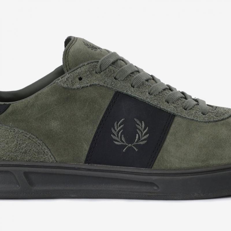 Fred Perry Men S B4 Suede SneakerS