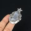 Geode Agate Druzy Stone Stackable Wife Flower Ring Jewelry Sterling Silver US 6