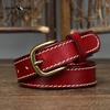 Retro Trend All-match Stitching Decorative Belt for Women Pure Cowhide Hot Jeans Belt