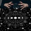 Square Flannelette Tarot Altar Cloth Board Game Pad Astrological Oracles Pad Table Cover Card Mat Divinations Tablecloth