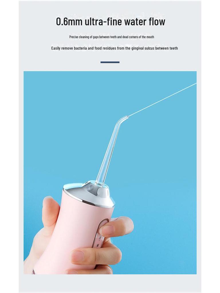 Portable Electric Tooth Cleaner with Purple Light - Waterproof, Smart Teeth Whitening & Bad Breath Remover.