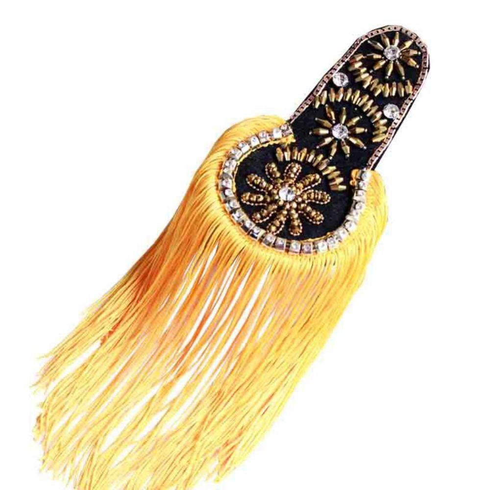 Breastpin Tassel Epaulette Cool Vintage Brooch Epaulette Brooch Shoulder Board Cosplay