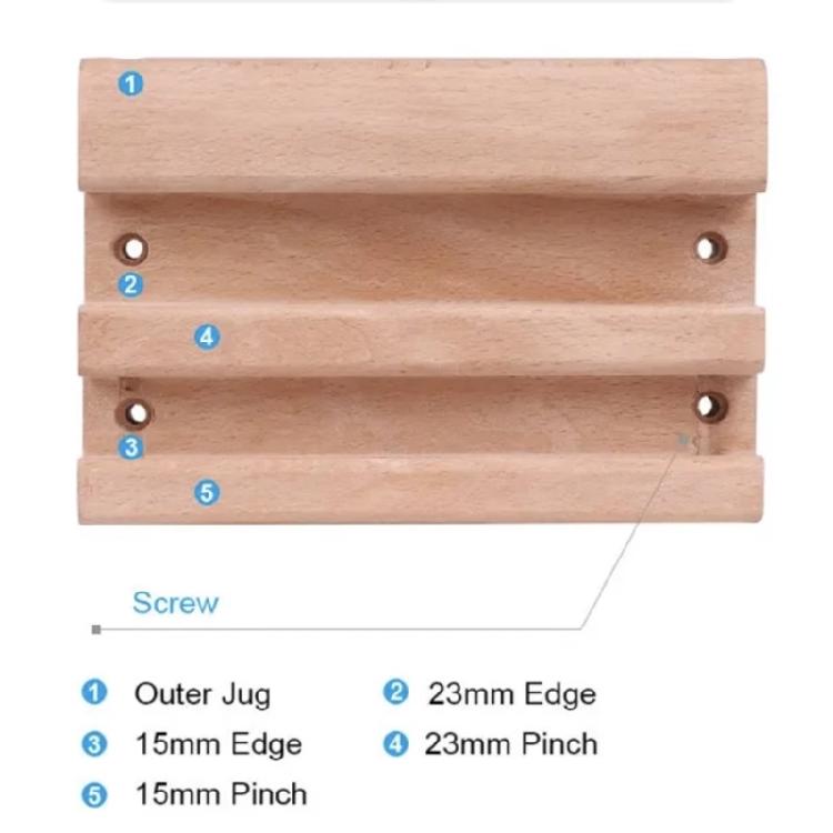 Climbing Training Board Finger Grip Strengthener Forearm Exerciser Hangs Board Building Core Strength Hangs Board