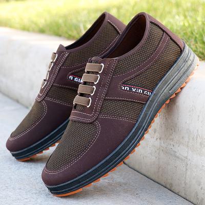 Beef Tendon Sole Cloth Shoes Men's Autumn Single Shoes Casual Work Shoes Breathable Shoes Elderly Shoes