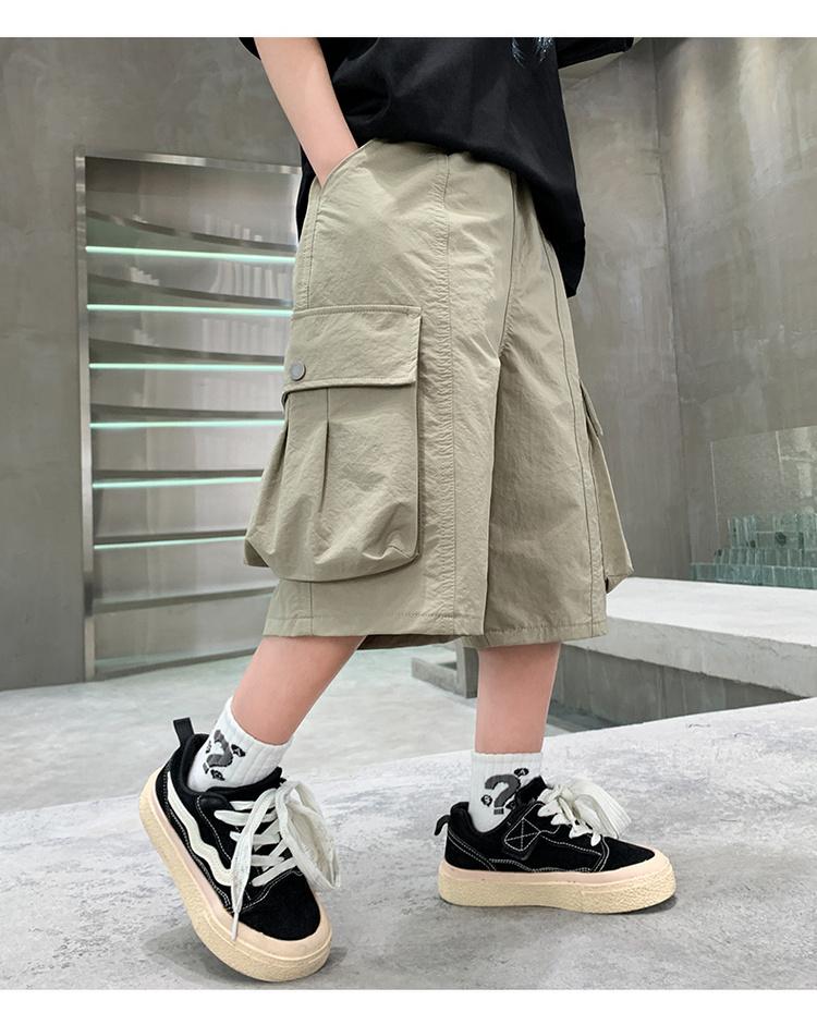 Boys' Summer Short sleeved T-shirt Set 2026 New Summer Mid to Large sized Children's Boys' Summer Style Trendy Brand Wings
