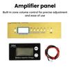 TB21 Amplifier Panel Kit Multifunction Control Module Volume Control Digital Display Aluminum Alloy DIY Amplifier Panel