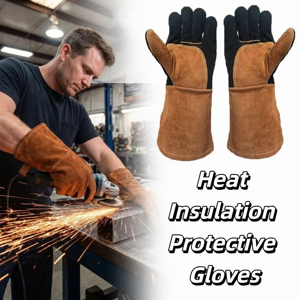 Wear-Resistant Welding Gloves Anti-Splash Insulating Welding Gloves Welding Work