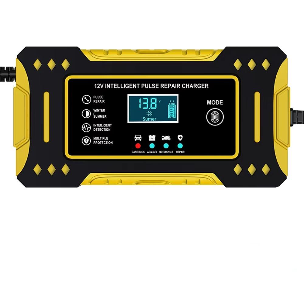 6A Output Motorcycle Battery Charging Unit Pulse Repair Battery Charger 12V  Motorcycle Maintenance
