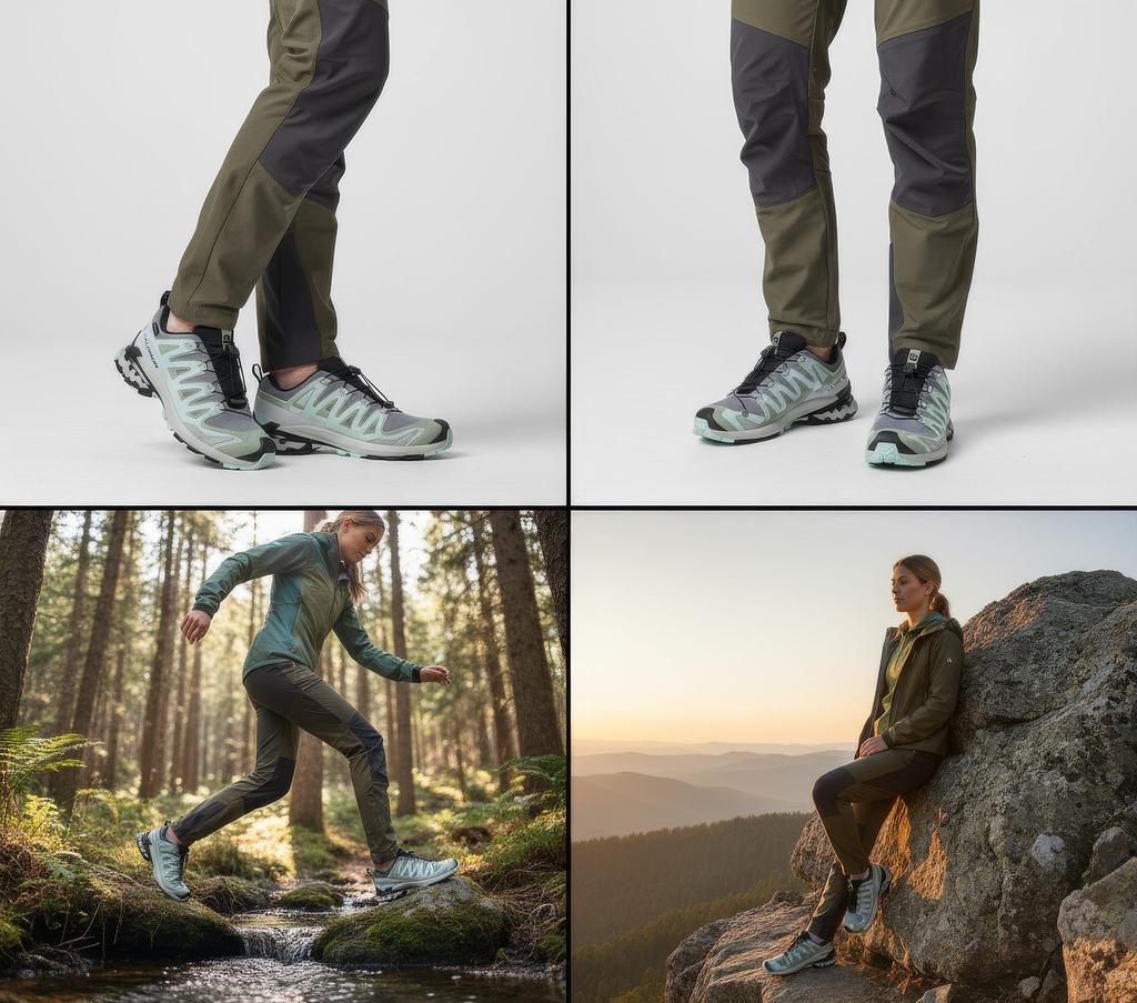 SALOMON XA PRO 3D V9 W - Women's Hiking Shoes Trail-Running Shoes Blue 477480 ORIGINAL