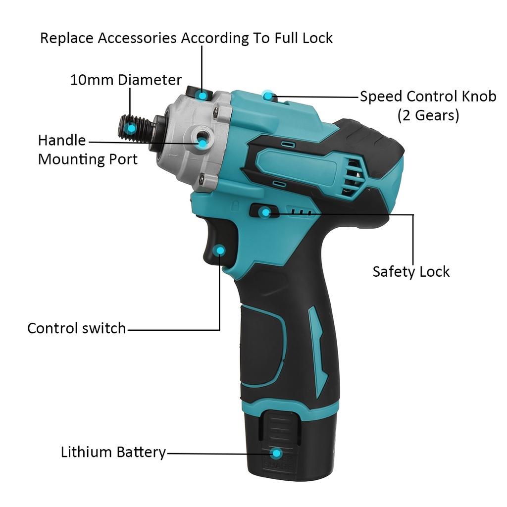 12V Portable Cordless Electric Car Polisher Machine Car Polishing Cleaner Adjustable 5 Speed Rechargeable