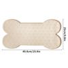 Dog Food Mat, Non-Slip Silicone, Dog Bowl Mat, Thickened Pet Placemat, Waterproof Cat Feeding Mat With Raised Edge