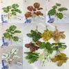 Green Leaf Artificial Plant Decor For Home Living Room Background Wall With Realistic Texture