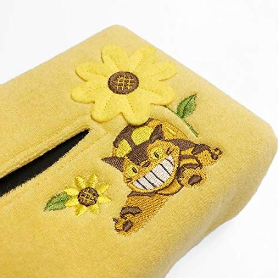 Senko Mein Nachbar Totoro Blumen Bushaltestelle Taschentuchbox Hülle Gelb Charakter Katze Bus Ghibli 66799
