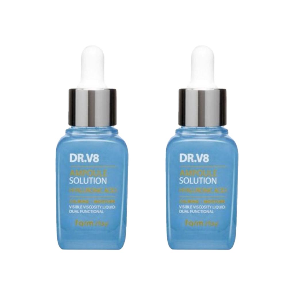 FARM STAY Dr. V8 Ampoule Solution Hyaluronic Acid 30ml (3 Options)