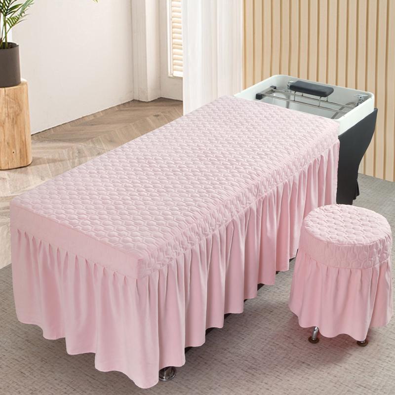 Beauty Salon Bed Skirt Hair-washing Bed Cover Massage Table Bed Cover Sheet Bedskirt SPA Treatment Table Cover