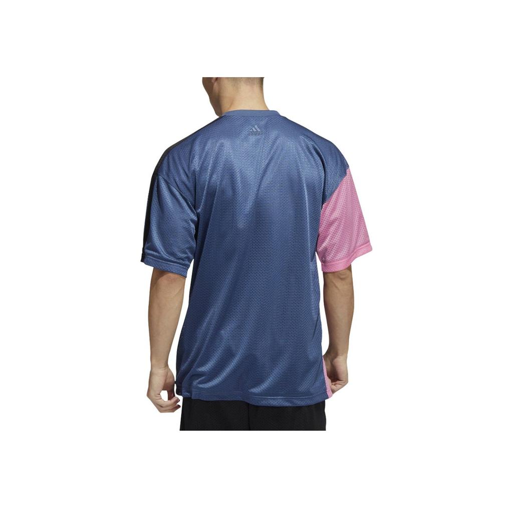 adidas Color Block Drop Shoulder Round Neck Short Sleeve T-Shirt Men Tops Multicolor HG2632