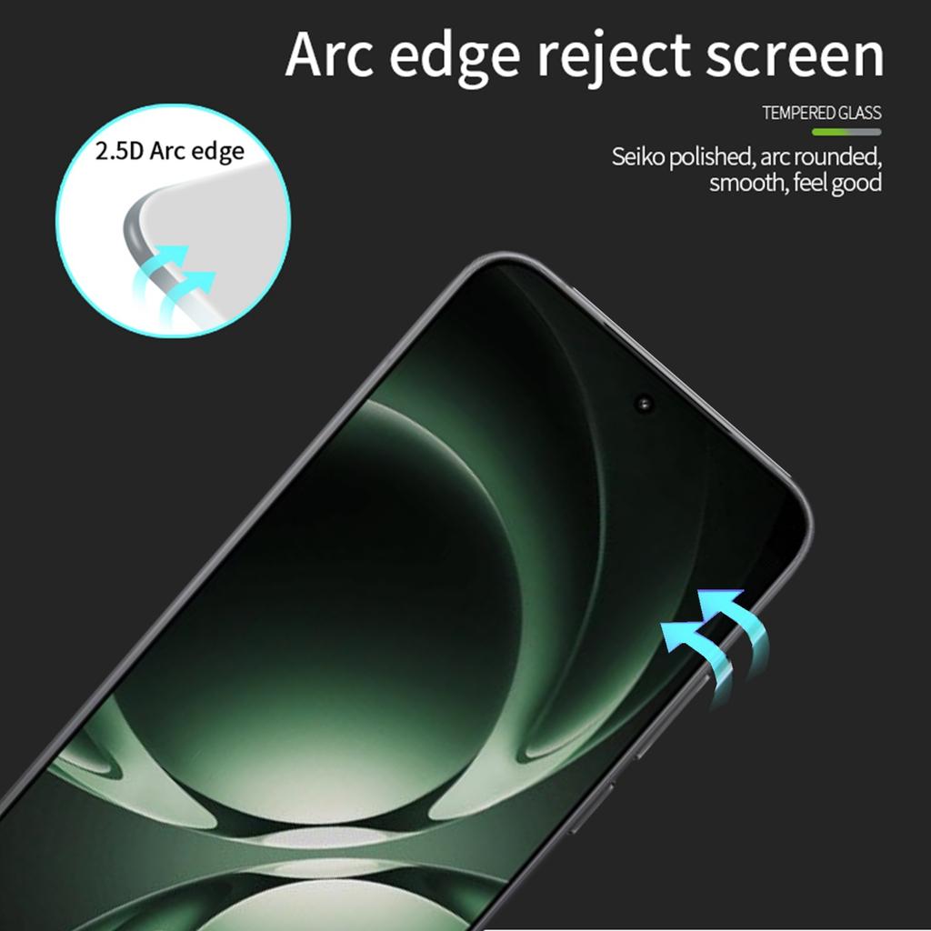 För Xiaomi Redmi K80 Ultra 5G Skärmskydd MOFI 9H Fullt Lim Full Täckning Hög Aluminium-Silikon Glasfilm