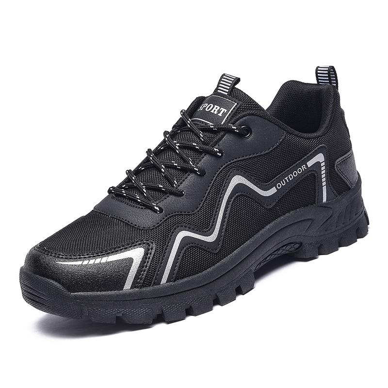 

Мужские ботинки мужские походные ботинки рабочая обувь для улицы защитные ботинки с защитой от проколов мужские нескользящие кроссовки мужские повседневные ботинки 46 чёрный