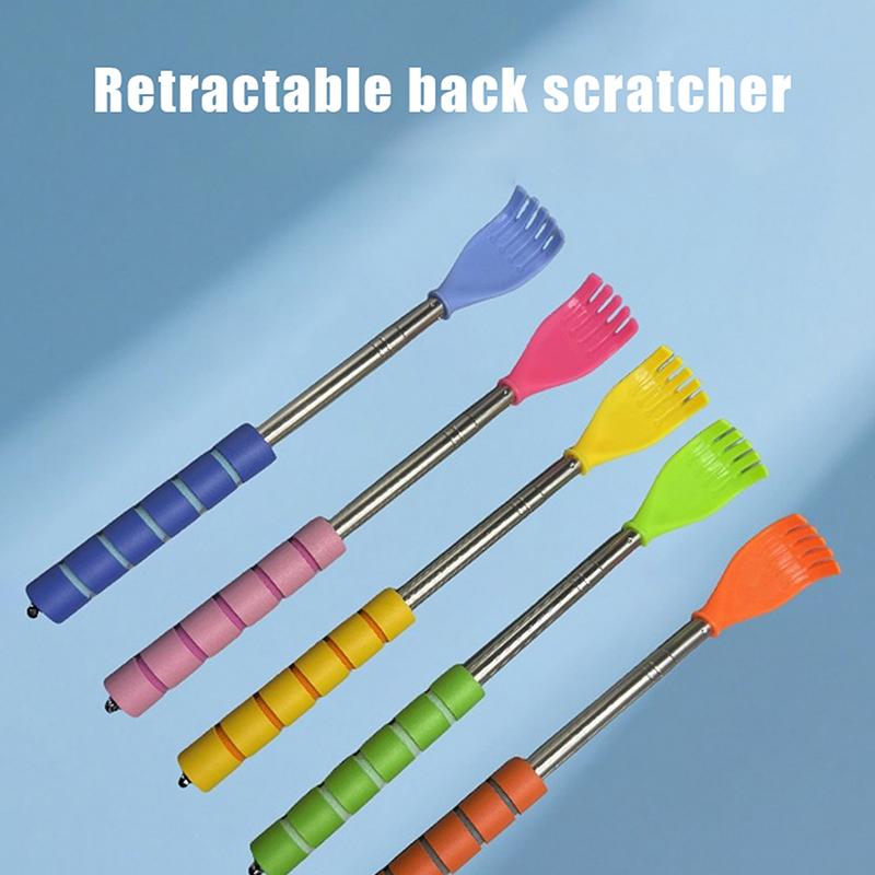 1Pcs Telescopic Back Scratcher Portable Extendable Back Scratchers Men Women Hand Massage Tool Massage Claw Massage Tools